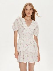 Gina Tricot Sukienka letnia 22230 Écru Regular Fit. Sukienki Gina Tricot, xl, bez wzorów, z syntetyku, bez kołnierzyka, bez ramiączek. Za 199.99 zł.