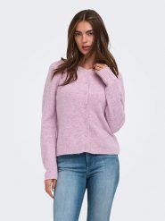 ONLY Kardigan w kolorze jasnoróżowym rozmiar: S. Różowe swetry ONLY, s, bez wzorów, bez ramiączek. Za 119.95 zł.