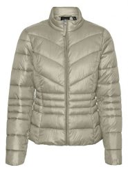Vero Moda Kurtka pikowana w kolorze beżowym rozmiar: L. Brązowe kurtki Vero Moda, l, bez wzorów, bez kaptura. Za 103.65 zł.