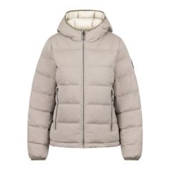 Damska Kurtka Z Kapturem Rollins. Brązowe kurtki Trespass, bez wzorów, sportowe, z kapturem. Za 364.99 zł.