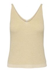ONLY Top w kolorze beżowym rozmiar: XL. Brązowe topy ONLY, xl, bez wzorów, bez kołnierzyka, bez ramiączek. Za 73.95 zł.
