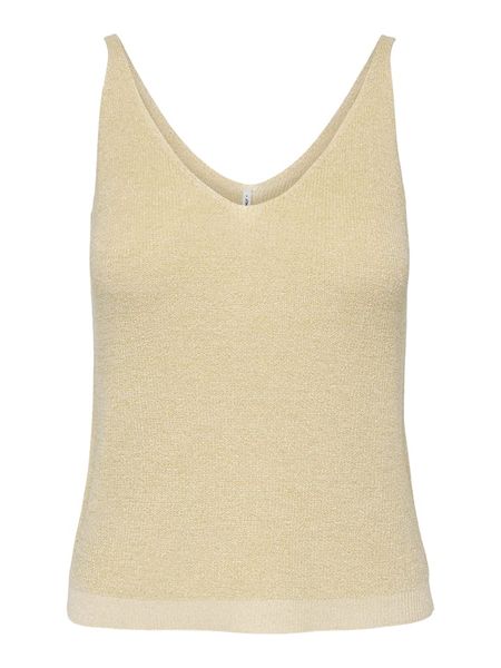 ONLY Top w kolorze beżowym rozmiar: XL. Brązowe topy ONLY, xl, bez wzorów, bez kołnierzyka, bez ramiączek. Za 78.95 zł.
