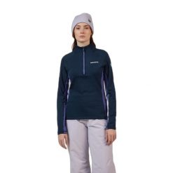 Kurtka narciarska 1/4 Zip damska Rossignol Blackside MIX. Niebieskie kurtki narciarskie Rossignol, na zimę, bez wzorów, bez kaptura, narciarskie. Za 554.00 zł.