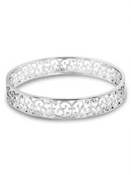 Eclat d'Argent Srebrna bransoletka rozmiar: onesize. Szare bransoletki Eclat d'Argent, srebrne. Za 355.78 zł.