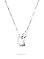 Tamaris Naszyjnik z elementem ozdobnym - dł. 45 cm rozmiar: onesize. Szare naszyjniki Tamaris, z materiału, srebrne. Za 165.45 zł.