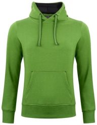 Clique Classic Hoody Women bluza z kapturem green melange. Zielone bluzy CLIQUE, l, bez wzorów, z bawełny, bez ramiączek, z kapturem. Za 309.10 zł.