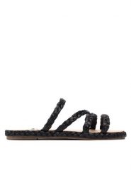 Manebi Espadryle Rope Sandals S 3.7 Y0 Czarny. Czarne espadryle Manebi, bez wzorów, z tworzywa sztucznego, bez obcasa. Za 339.99 zł.