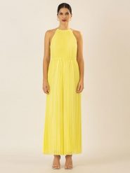 APART Kombinezon w kolorze żółtym rozmiar: 38. Żółte kombinezony Apart, bez wzorów, bez kołnierzyka, bez ramiączek. Za 282.99 zł.