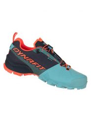 DYNAFIT Buty "TRAVERSE GTX" w kolorze turkusowym do biegania rozmiar: 40. Niebieskie buty treningowe Dynafit, bez wzorów, bez zapięcia, do biegania. Za 397.83 zł.