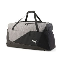 Torba Puma teamFINAL Teambag L czarno-szara 78940 01. Czarne torby sportowe Puma, bez wzorów, z materiału, na ramię. Za 229.99 zł.