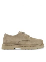 Birkenstock Półbuty Highwood Lace Low 1029730 Beżowy. Brązowe półbuty wsuwane Birkenstock, bez wzorów, ze skóry, bez obcasa, na płaskiej podeszwie. Za 469.99 zł.