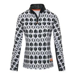 Bluza narciarska Damska Gareth & Lucas The One Hundred and Seventeen. Białe bluzy bez kaptura GARETH & LUCAS, na zimę, bez wzorów, z elastanu, bez kaptura, narciarskie. Za 229.99 zł.