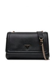 Guess Torebka Noelle II HWZG96 72210 Czarny. Czarne torebki klasyczne Guess, z aplikacjami, ze skóry, bez dodatków. Za 439.99 zł.