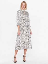 Bruuns Bazaar Sukienka codzienna Clarena BBW3275 Écru Regular Fit. Sukienki Bruuns Bazaar, na co dzień, bez wzorów, z syntetyku, bez kołnierzyka, bez ramiączek, proste. Za 739.99 zł.
