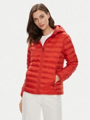 Tommy Hilfiger Kurtka puchowa WW0WW38927 Czerwony Regular Fit. Czerwone kurtki Tommy Hilfiger, xxs, bez wzorów, z puchu, bez kaptura. Za 519.99 zł.