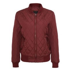 Kurtka Damska/pikowana Diamond Nylon. Brązowe kurtki Urban Classics, xs, bez wzorów, z nylonu, bez kaptura. Za 186.99 zł.