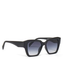 Okulary przeciwsłoneczne Pieces. Czarne okulary przeciwsłoneczne Pieces, bez wzorów. Za 49.99 zł.