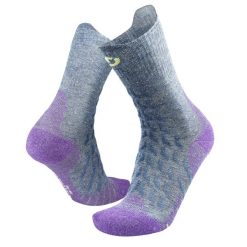 Skarpety trekkingowe dla kobieta Therm-ic Trekking UltraCool Linen Crew Lady. Fioletowe skarpetki THERM-IC, bez wzorów, z elastanu. Za 136.00 zł.