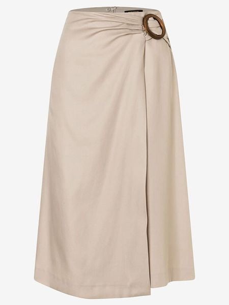 More & More Spódnica w kolorze beżowym rozmiar: 32. Brązowe spódnice More & More, bez wzorów, midi, rozkloszowane. Za 69.75 zł.