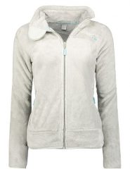 Geographical Norway Kurtka polarowa "Upaline" w kolorze szarym rozmiar: XL. Szare kurtki Geographical Norway, xl, bez wzorów, z polaru, bez kaptura. Za 96.37 zł.