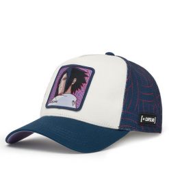 Czapka z daszkiem Capslab. Niebieskie czapki z daszkiem CapsLab, bez wzorów. Za 169.99 zł.