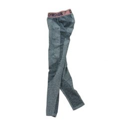 Second life - Damskie legginsy w kolorze granatowym - Stan bardzo dobry. Niebieskie legginsy Gymshark, bez wzorów, sportowe. Za 101.48 zł.