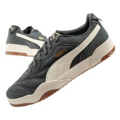 Buty sportowe Puma Tifosi SD. Brązowe buty treningowe Puma, bez wzorów, z jeansu, bez zapięcia, trekkingowe. Za 229.00 zł.