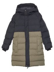Color Kids Płaszcz zimowy w kolorze czarno-oliwkowym rozmiar: 110. Brązowe płaszcze Color Kids, na zimę, s, bez wzorów, bez kaptura. Za 215.98 zł.