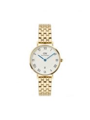 Daniel Wellington Zegarek Petite Roman Numerals DW00100857 Złoty. Żółte, analogowe zegarki Daniel Wellington, złote. Za 869.99 zł.
