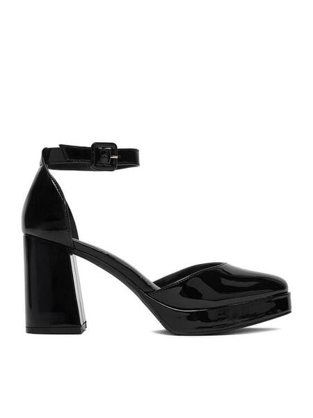 JENNY Czółenka CEO-LH24039-1 Czarny. Czarne czółenka Jenny, bez wzorów, z materiału, bez obcasa, bez zapięcia. Za 159.99 zł.