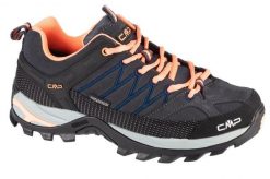 Buty trekkingowe damskie, Rigel Low WP 3Q13246-65UP. Czarne buty trekkingowe CMP, bez wzorów, z materiału, przed kostkę, bez zapięcia, trekkingowe. Za 349.99 zł.