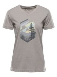 Alpine Pro Koszulka funkcyjna "Nogera" w kolorze szarym rozmiar: L. Szare t-shirty sportowe Alpine Pro, l, bez wzorów, z materiału, bez ramiączek, outdoorowe. Za 105.38 zł.