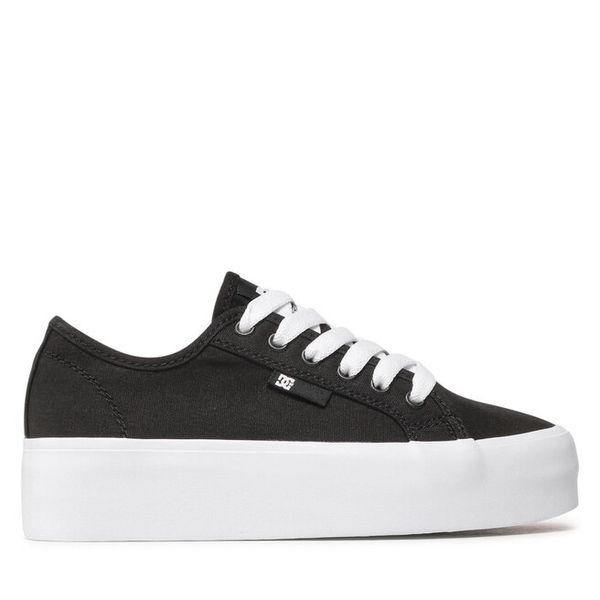 Tenisówki DC Shoes. Czarne trampki DC Shoes, bez wzorów, bez zapięcia. Za 179.99 zł.