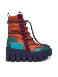 United Nude Trzewiki Grip Desert LO 11034992165 Pomarańczowy. Brązowe botki United Nude, bez wzorów, ze skóry, bez obcasa, na koturnie, bez zapięcia. Za 1,579.00 zł.
