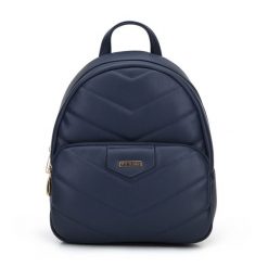 Damski plecak z miękkiej ekoskóry pikowany. Czarne plecaki Wittchen, bez wzorów, z puchu, małe, pikowane, bez dodatków. Za 299.90 zł.