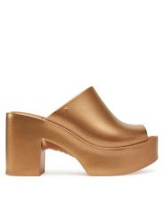 Melissa Klapki Melissa Mule Hype Metallic Ad 36497 Złoty. Żółte klapki Melissa, bez wzorów, z tworzywa sztucznego, bez obcasa, bez zapięcia. Za 599.99 zł.