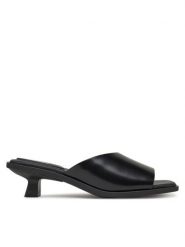 Tommy Jeans Klapki The Noho Mule EN0EN02799 Czarny. Czarne klapki Tommy Jeans, bez wzorów, z jeansu, bez obcasa, bez zapięcia. Za 379.99 zł.