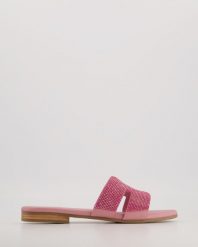 SKÓRZANE KLAPKI 3088 PELL ROSA. Klapki Venezia, bez wzorów, ze skóry, bez obcasa, bez zapięcia. Za 229.00 zł.