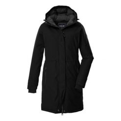 Parka damska z kapturem Killtec GW 22. Czarne płaszcze GIGA DX, na zimę, m, bez wzorów, z dzianiny, z kapturem. Za 631.00 zł.