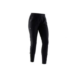 Spodnie dresowe slim Gym & Pilates 500 Bluza damskie. Czarne bluzy DOMYOS, l, bez wzorów, z bawełny, bez ramiączek, bez kaptura. Za 84.99 zł.