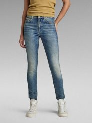 G-Star Dżinsy - Skinny fit - w kolorze niebieskim rozmiar: W30/L32. Niebieskie jeansy G-Star, l, z aplikacjami, klasyczne. Za 207.39 zł.