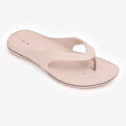 Japonki basenowe damskie Nabaiji 500. Brązowe japonki NABAIJI, bez wzorów, sportowe. W wyprzedaży za 44.99 zł.