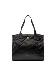 Kurt Geiger Torebka Recycled Sq Sm Shopper 8670900229 Czarny. Czarne shopper bag Kurt Geiger, bez wzorów, z materiału, bez dodatków. Za 469.99 zł.