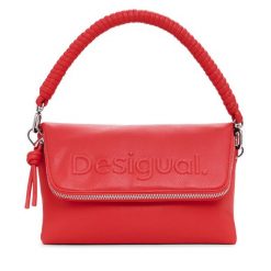 Torebka Desigual. Pomarańczowe torebki klasyczne Desigual, bez wzorów, klasyczne, bez dodatków. Za 159.99 zł.
