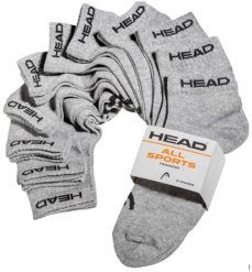 Skarpety Head Elements Sneaker 11 par Melange Grey 43-46. Szare skarpetki Head, bez wzorów, z bawełny. Za 167.99 zł.