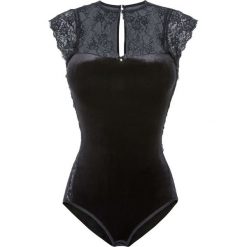Body aksamitne Premium bonprix czarny. Body i gorsety marki bonprix. Za 129.99 zł.