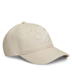 Czapka z daszkiem Tommy Hilfiger. Brązowe czapki z daszkiem Tommy Hilfiger, bez wzorów. Za 177.99 zł.