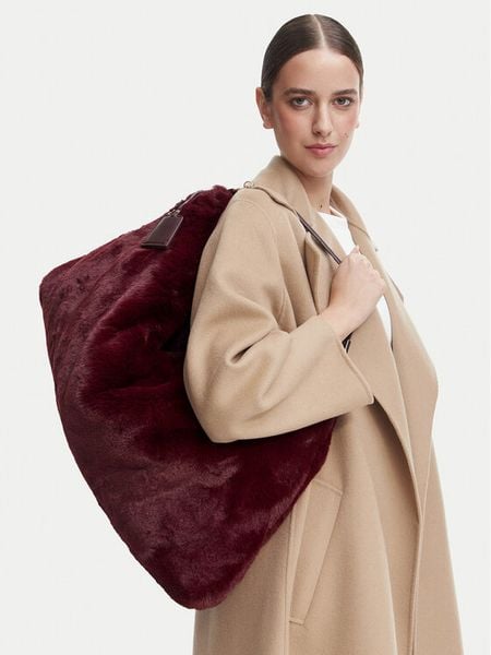 Liu Jo Torebka AF6194 E1178 Bordowy. Czerwone shopper bag Liu Jo, bez wzorów, bez dodatków. Za 499.99 zł.