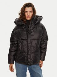 Athlecia Kurtka puchowa Moriarty EA243302 Czarny Regular Fit. Czarne kurtki Athlecia, bez wzorów, z puchu, bez kaptura. Za 329.99 zł.