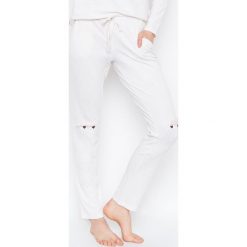 Etam - Spodnie piżamowe Marie. Szare piżamy marki Etam, z bawełny. W wyprzedaży za 59.90 zł.
